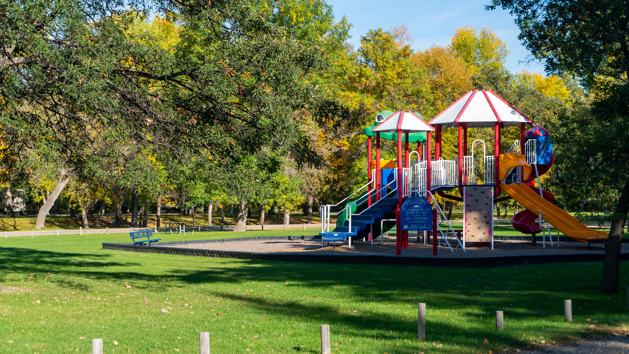playground equipment in Riverside Park