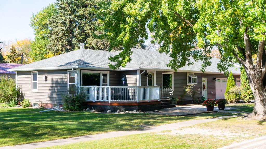 home in Fordville, ND with a front porch